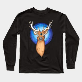 Third Eye Deer Long Sleeve T-Shirt